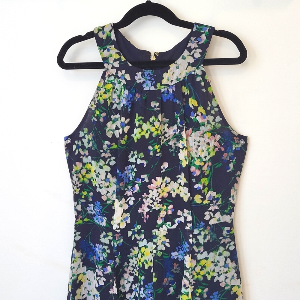 Tommy Hilfiger floral chiffon midi dress